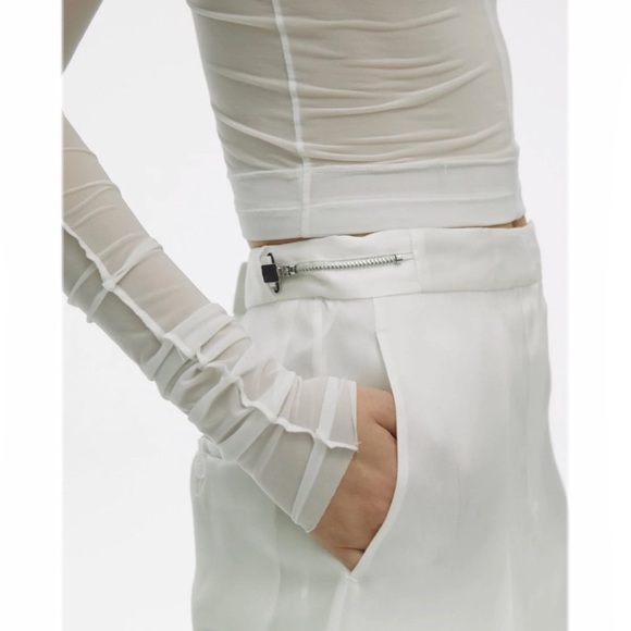 Helmut Lang Silk‎ Organza Shorts - Picture 1 of 10